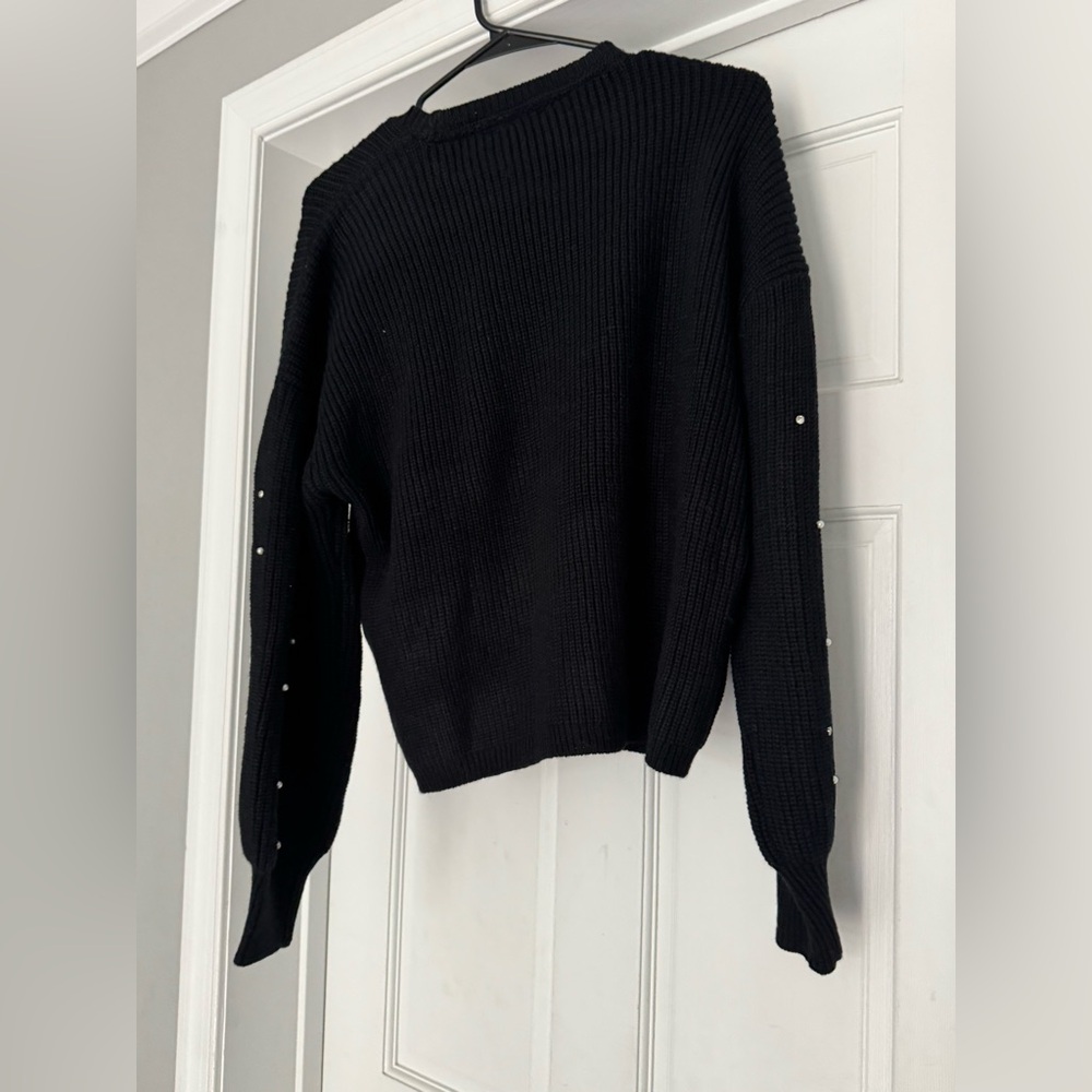 Black Women's Sweater Cardigan